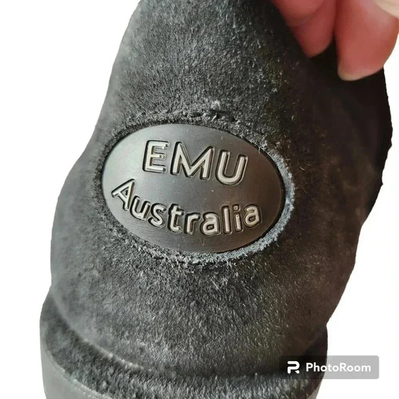 EMU Australia Boot Captain Sheepskin/Suede Waterproof Boots - Picture 3 of 15